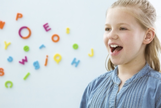 Girl Performing Speech